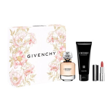 SET PERFUME GIVENCHY L´INTERDIT MUJER EDP 50 ML + BODY MILK 75 ML + MINI LABIAL LE ROUGE INTENSE SILK N116 - 2