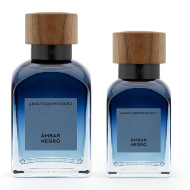 ESTUCHE PERFUME ADOLFO DOMINGUEZ AMBAR NEGRO HOMBRE EDP 120ML+60ML - 2