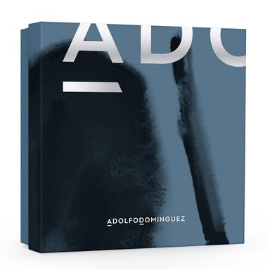 ESTUCHE PERFUME ADOLFO DOMINGUEZ AMBAR NEGRO HOMBRE EDP 120ML+60ML - 3