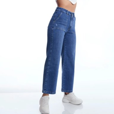 JEANS STRAIGHT MUJER METAL JEANS KIM - 2