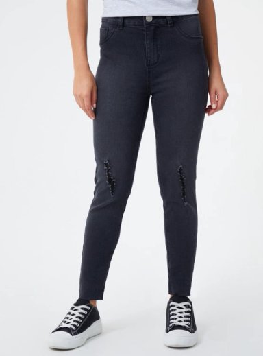 JEANS MUJER INDEX KATE PITILLO RASGADO - 1