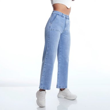 JEANS STRAIGHT MUJER METAL JEANS KIM - 2