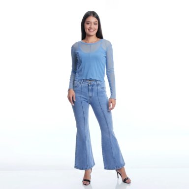 JEAN FLARE MUJER METAL JEANS METAL LAILA