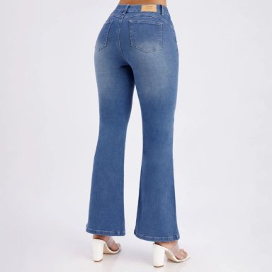 JEANS FLARE MUJER KANSAS K14516 - 3