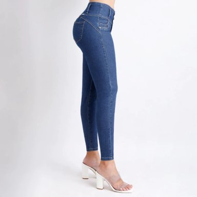 JEANS SKINNY MUJER KANSAS AZUL 011625A - 2