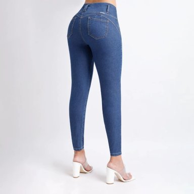 JEANS SKINNY MUJER KANSAS AZUL 011625A - 3
