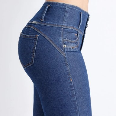 JEANS SKINNY MUJER KANSAS AZUL 011625A - 4