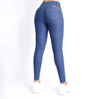 JEANS SKINNY MUJER KANSAS CELESTE 011626A - 3