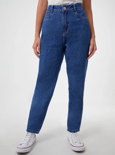 JEANS ALGODÓN MOM MUJER INDEX - 1