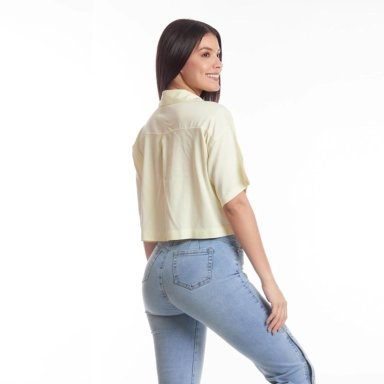 BLUSA MANGA 3/4 MUJER METAL JEANS BLENDA - 3