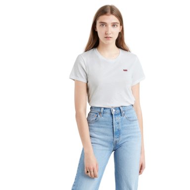 POLO MANGA CORTA ALGODÓN MUJER LEVI'S BLANCO PERFECT TEE