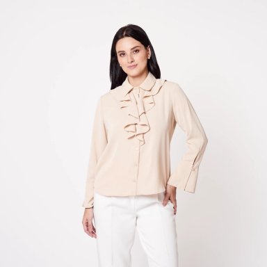 BLUSA MUJER MENTHA Y CHOCOLATE CAYETANA O24MCBL048 