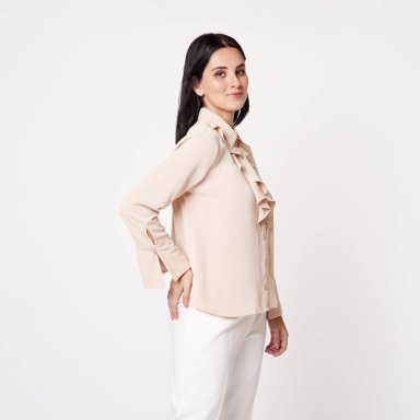 BLUSA MUJER MENTHA Y CHOCOLATE CAYETANA O24MCBL048 - 2