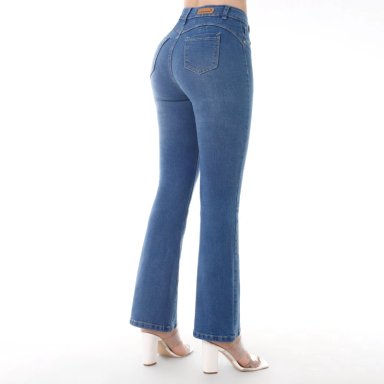 JEAN FLARE MUJER KANSAS PUSH UP BE0250 - 3