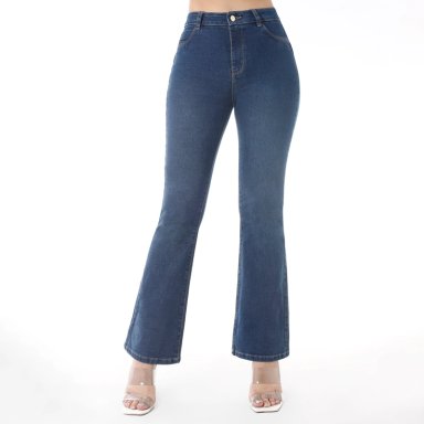 JEAN FLARE MUJER KANSAS PUSH UP BE0250 - 1