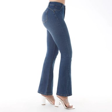 JEAN FLARE MUJER KANSAS PUSH UP BE0250 - 2