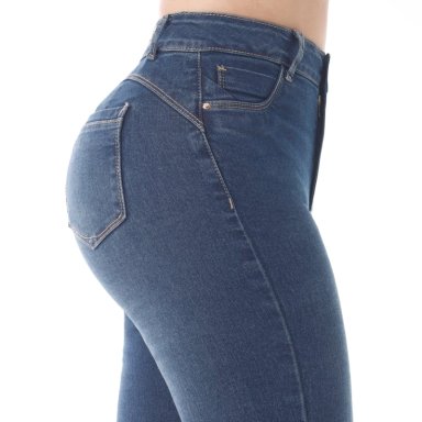 JEAN FLARE MUJER KANSAS PUSH UP BE0250 - 4