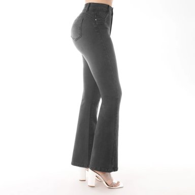 JEAN FLARE MUJER KANSAS PUSH UP BE0250 - 2