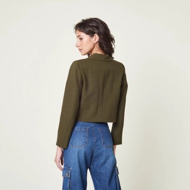 BLAZER MUJER EXIT VERDE MONINA - 4