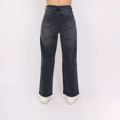 JEANS STRAIGHT MUJER KAYRA POBLET PERFECT FIT CROPPED - 3