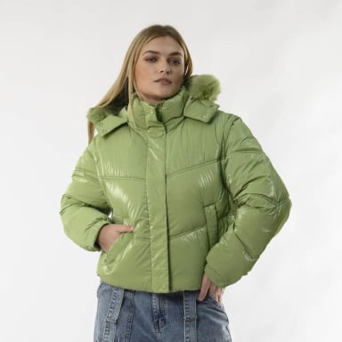 CASACA MUJER BLACKOUT PUFFER ANGIE MANGA LARGA M24 - 2