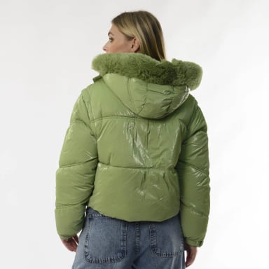 CASACA MUJER BLACKOUT PUFFER ANGIE MANGA LARGA M24 - 3