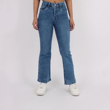 JEANS FLARE MUJER KAYRA POBLET PERFECT FIT PUSH UP - 1