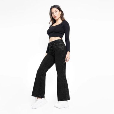 JEANS FLARE MUJER BRONCO SALET - 5