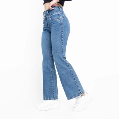 JEANS FLARE MUJER BRONCO SALET - 2