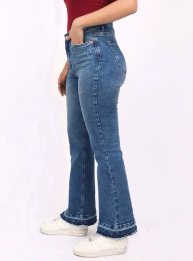 JEANS FLARE MUJER KAYRA POBLET PERFECT FIT VINTAGE - 2