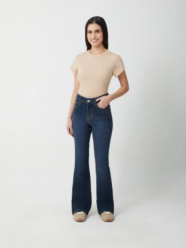 JEAN ALGODÓN FLARE MUJER INDEX ZOE PUSH UP - 5