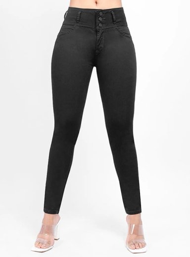 PANTALÓN CASUAL SKINNY MUJER KANSAS ALGODÓN BOOM O11432
