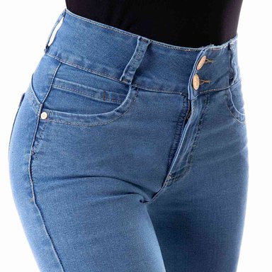JEANS RECTO MUJER PIONIER LARISSA - 5