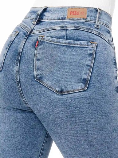JEAN SKINNY MUJER PIONIER NURY CELESTE CLARO - 6