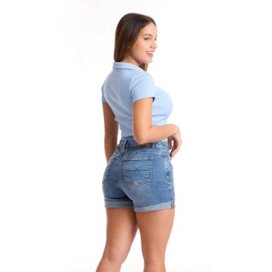 POLO MUJER METAL JEANS RIB CAMISERO SAMI - 4