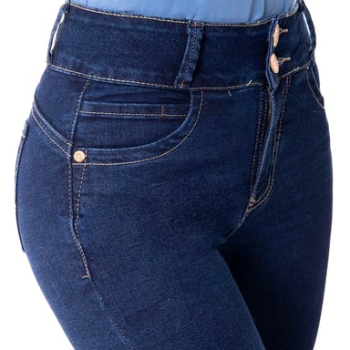 JEANS RECTO MUJER PIONIER LARISSA - 5