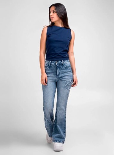 JEAN FLARE MUJER SQUEEZE ALGODÓN URZULA