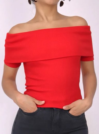 POLO MANGA CORTA OFF SHOULDER ALGODÓN MUJER KAYRA POBLET PERFECT FIT