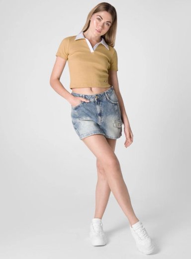 SHORT MINI ALGODÓN MUJER SQUEEZE YENI