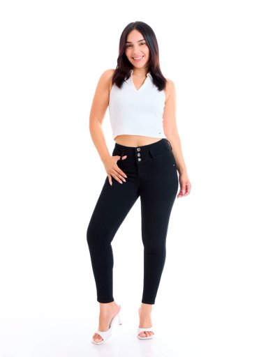 JEAN SKINNY MUJER METAL JEANS ALGODÓN ROSALINDA - 1