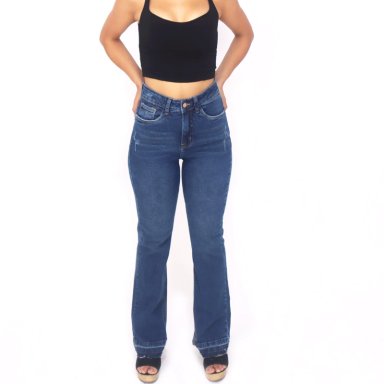 JEANS FLARE MUJER KAYRA POBLET PERFECT FIT VINTAGE - 1