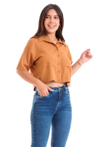 BLUSA MANGA 3/4 MUJER METAL JEANS BLENDA - 3