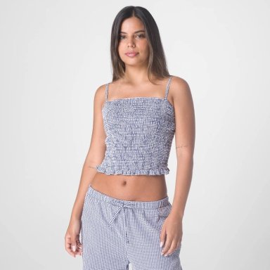 BLUSA SIN MANGAS MUJER SQUEEZE AZUL HELENNE