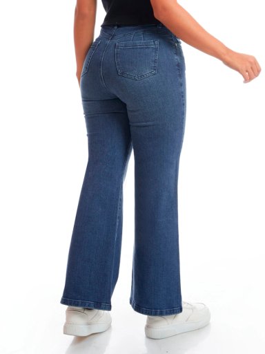 JEAN FLARE MUJER METAL JEANS ALGODÓN ZUCA - 4