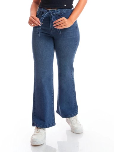 JEAN FLARE MUJER METAL JEANS ALGODÓN ZUCA - 2