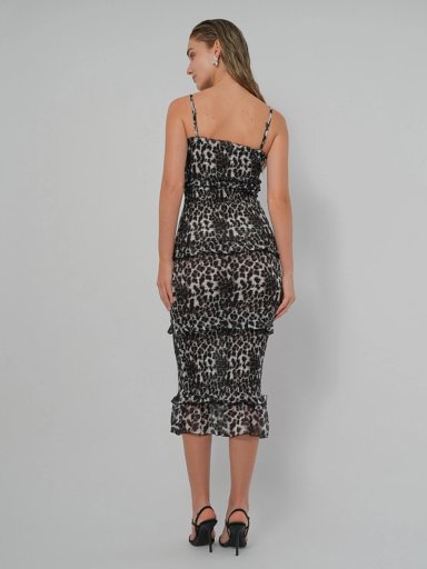 VESTIDO CORTO MIDI MUJER ILHABELA MULTICOLOR COLLETE - 3