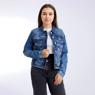 CASACA ALGODÓN MUJER KANSAS  BÁSICA