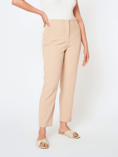 PANTALÓN RECTO MUJER MENTHA Y CHOCOLATE BERBERLY - 2