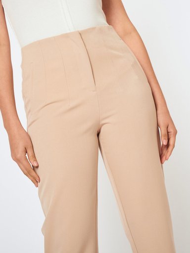 PANTALÓN RECTO MUJER MENTHA Y CHOCOLATE BERBERLY - 4