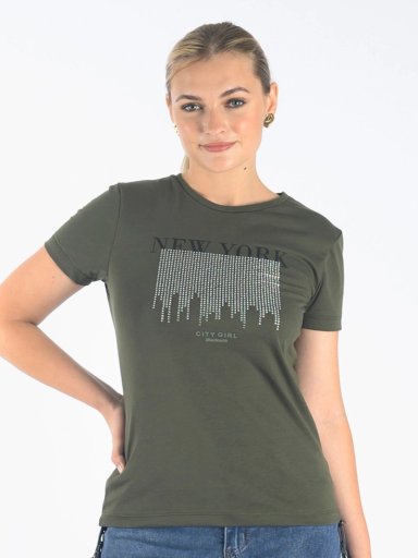 POLO MANGA CORTA ALGODÓN MUJER BLACKOUT CITY GIRL